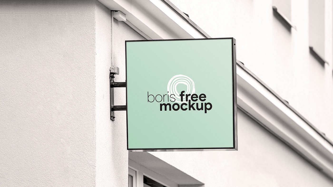 Free PSD Shop Signs Mockup Bundle