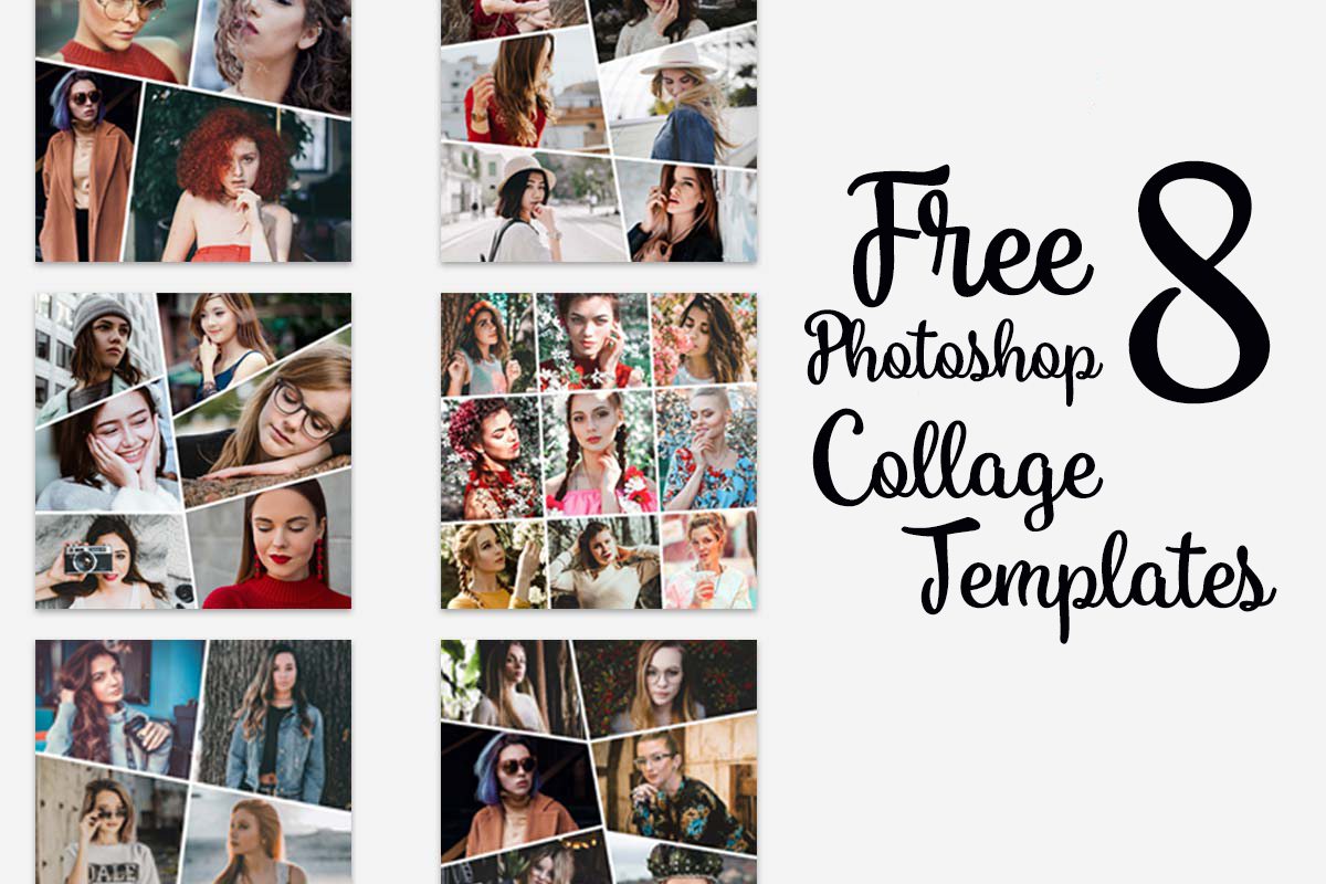 8 Free Photoshop Collage Templates