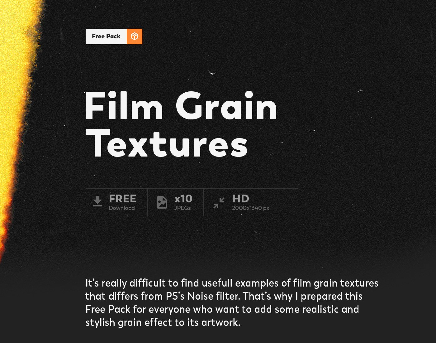 Film Grain Textures FREE PACK