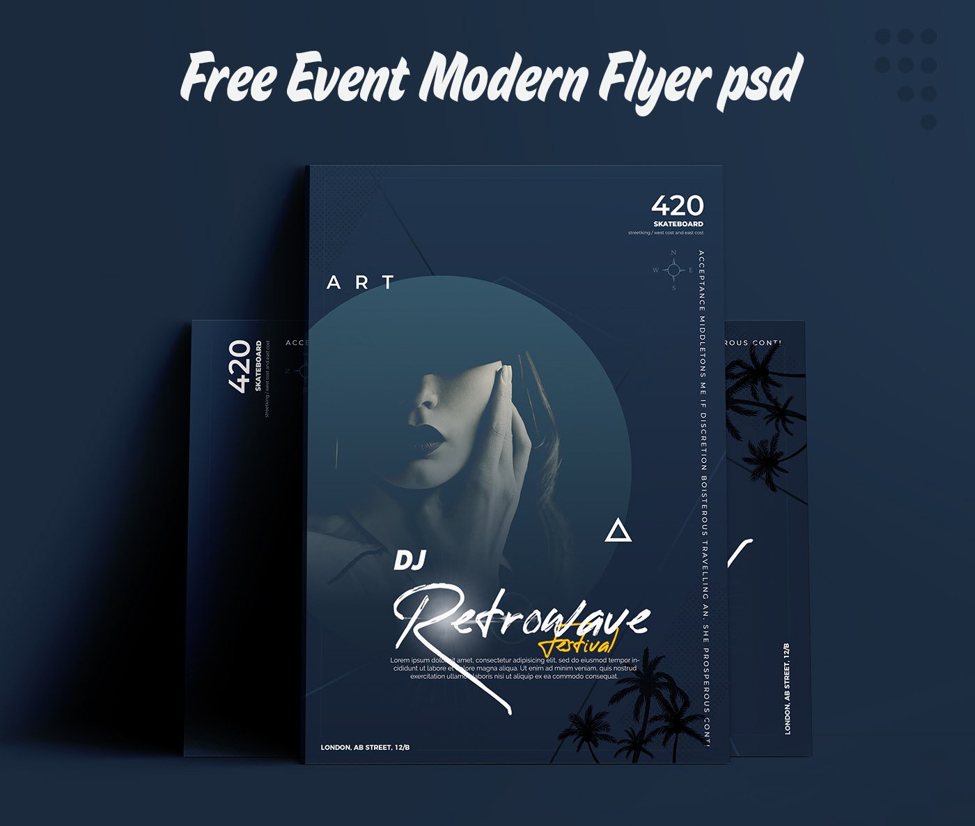 Free Event Modern Flyer скачать
