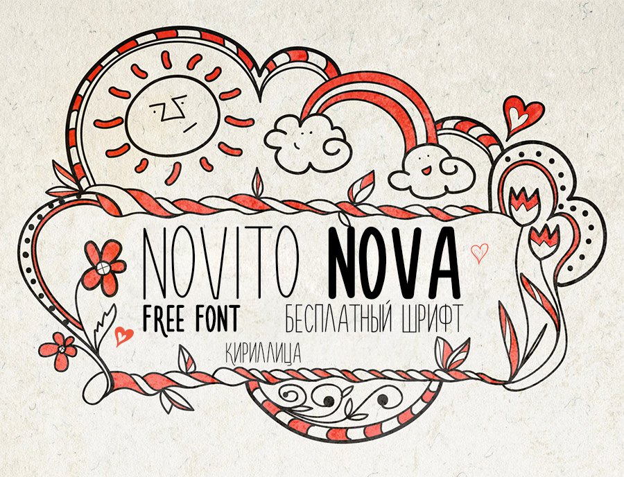 Шрифт Novito Nova с кириллицей скачать
