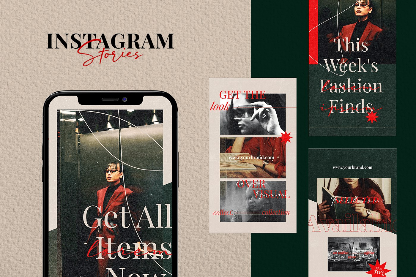 Free Instagram Stories - Bruts PSD